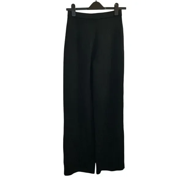 ST. JOHN CAVIER Black Wool Blend Knit - Picture 4 of 8